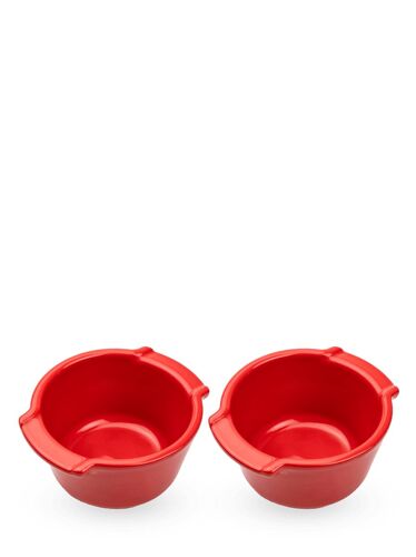 Appolia Duo De Ramequins En Céramique 20cl, Rouge