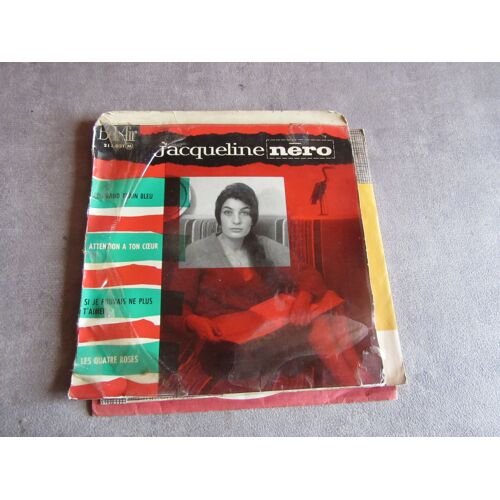 Jacqueline Nero (( Dedicace :: Grand Train Bleu : Attention A Ton Coeur ; Si Je Pouvais Ne Plus Taimer : Les Qautre Roses