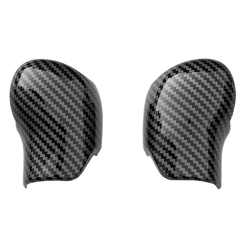 Intérieur En Fibre De Carbone Pommeau De Changement De Vitesse Couverture Garniture Poignée Manches Boutons Couverture Autocollant Pour A7 Fabia