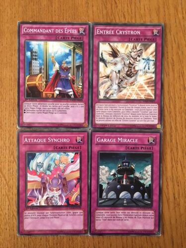 Entrée Cryston + Garage Miracle + Attaque Synchro + Commandant Des Épées (Yu Gi Oh)