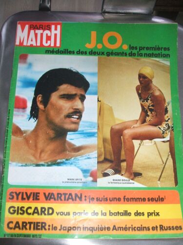 Paris Match 1218: Les J.O De Munich - Sylvie Vartan Une Femme Seule - Les Capitaines De Terre Neuve