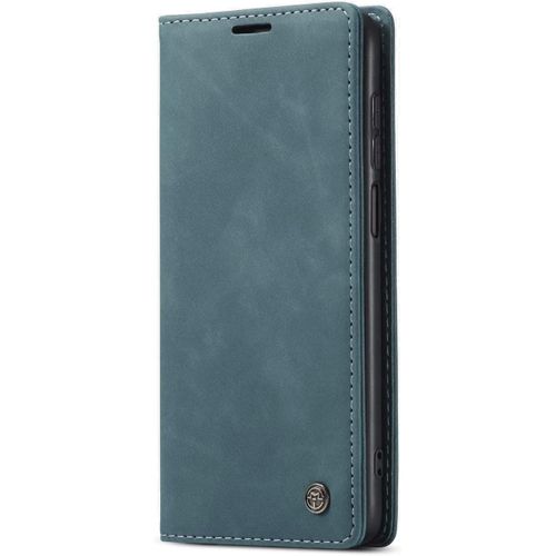 Coque Xiaomi Redmi Note 9s/Note 9 Pro,Coque Rabat Avec Magnetique,Housse Portefeuille Cartes Stand Fonction (Bleu)