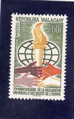 Timbre-Poste De Madagascar (15ème Anniversaire De La Déclaration Universelle Des Droits De L'homme)