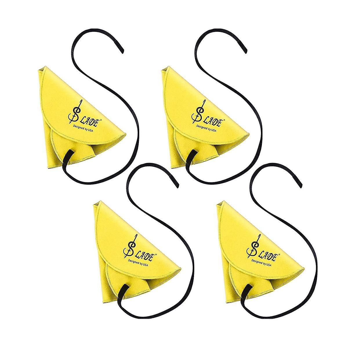 4 Pcs Clarinette Écouvillon Clarinette Nettoyage Chiffon Pull Through Swab Instrument Cleaner Cloth Clarinette Cl