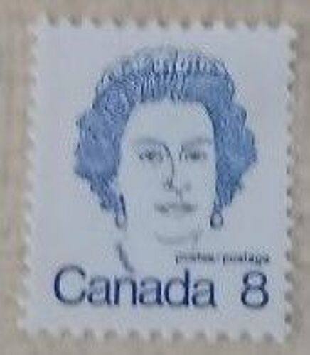 Timbre Neuf Canadien, 8 Cents, Queen Elizabeth