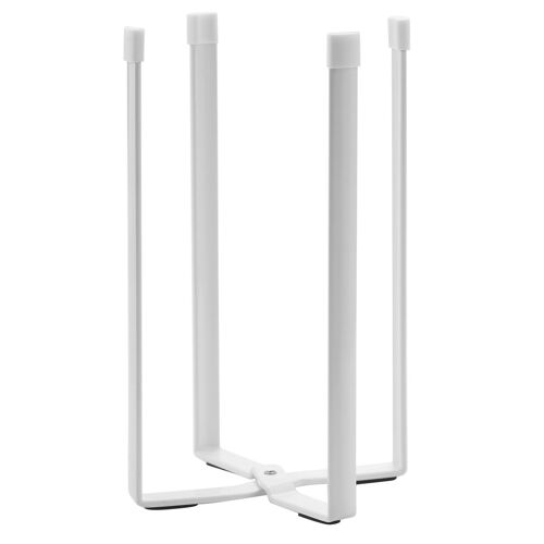 Séchoir, support de séchoir à sac en plastique peu encombrant, support à ordures, support de séchage multiple, blanc 1 pcs