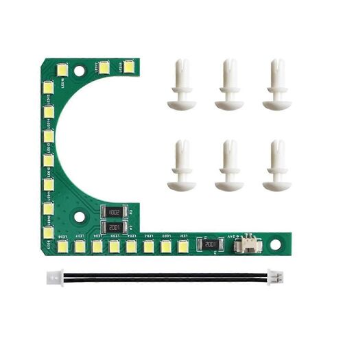 Kit de tableau lumineux LED Éclairage haute luminosité Pièces d'imprimante 3D faciles à installer pour imprimante 3D SV07