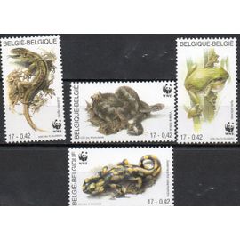 Belgique Timbres Espèces Menacées 2000 Wwf