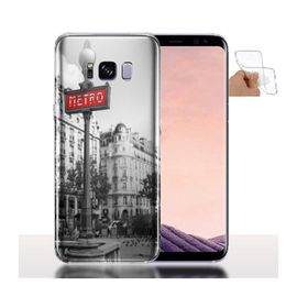 Coque Samsung S8 Paris - Coque Téléphone Galaxy S8 - Rigide - Silicone
