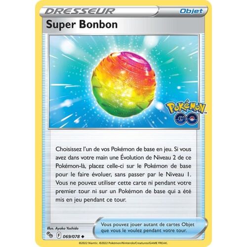 Carte Pokemon - Super Bonbon - 069/078 - Eb10,5 - Pokemon Go -