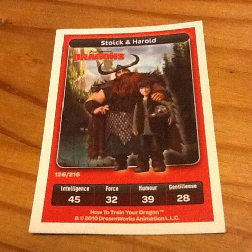 Carte Dreamworks Stoik Et Harold