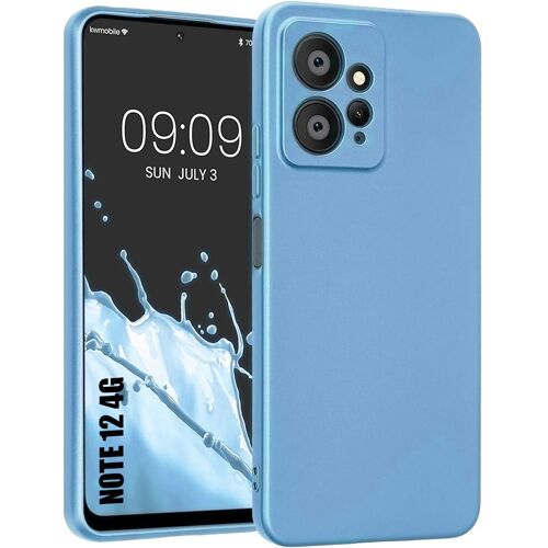 Coque Silicone Slim Pour Xiaomi Redmi Note 12 Protection Bleu Antichoc Anti-Rayures - E.F.Connection