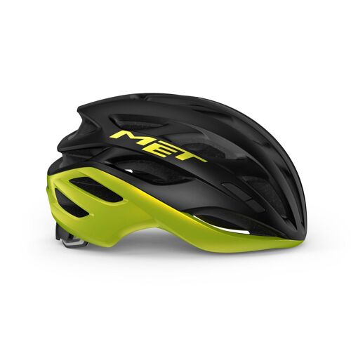 Casque Met Estro Mips - Black Lime Yellow Metallic / Matt Glossy - S