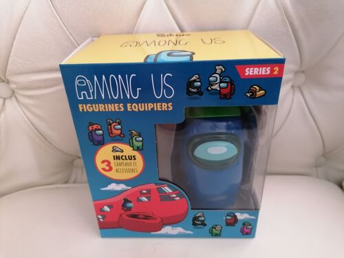 Figurine Among Us Bleu - Figurines Équipiers Avec 3 Accessoires - Series 2 - Toikido - P.M.I.