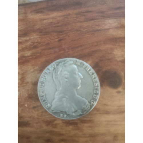 Pièce Autriche 1 Thaler 1780 Argent Massif