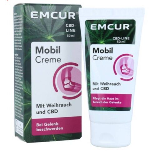 Crème Emcur Mobil À L'encens Et Au Cbd 
