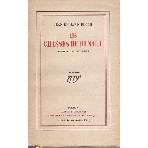 Les Chasses De Renaut. Deuxième Livre De Contes.