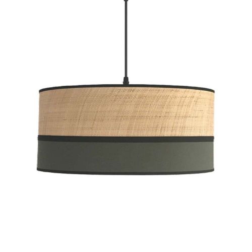 Suspension Ension Boule D50 Bambou Blanc