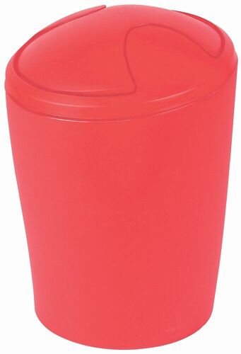 Poubelle Move rouge 5L