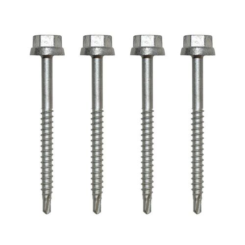 Sachet de 100 vis autoperceuses galvanisées