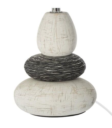Lampe ? Poser En C?Ramique Trois Galets H 33 Cm