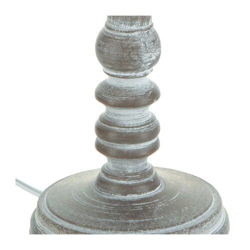 Lampe ? Poser En Bois Taupe Patin? H 35 Cm