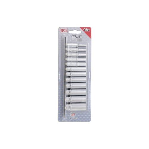 Jeu De Douilles Douze Pans Longues Bgs Technic - 6,3 Mm - 12 Pcs - 2757