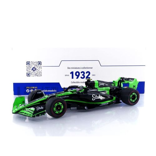 Solido 1/18 - Stake F1 C44 - Bahrain Gp 2024 (G. Zhou) 1814101-Solido
