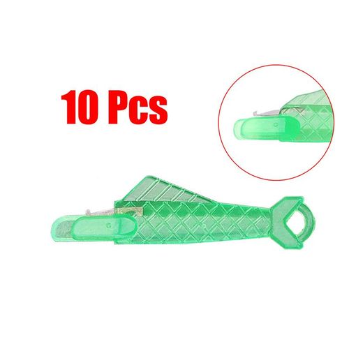Crochet d'enfilage pour machine à coudre,changeur automatique rapide,mini dispositif de bricolage,accessoires de couture,5 pièces,10 pièces,20 pièces - Type 10PCS Green #A
