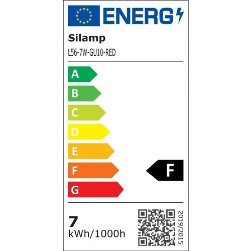 Ampoule Led Gu10 7w 220v Rouge - Silamp