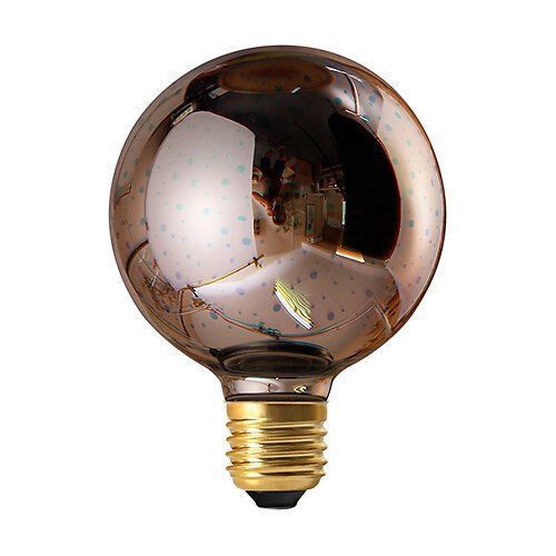 Ampoule Globe G95 Led Cosmos 3d 4w E27- Argent