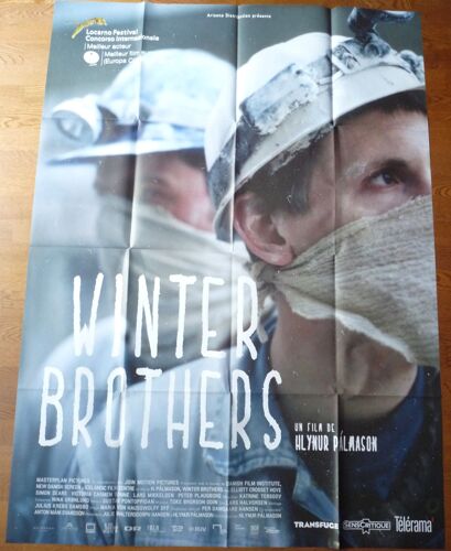 Winter Brothers De Hlynur Palmason Avec Elliott Crosset Hove , Simon Sears - Affiche Originale De Film Format 120 X 160 Cm