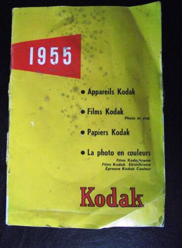 Dépliant Publicitaire Appareils Kodak Films Kodak Papier Kodak De 1955