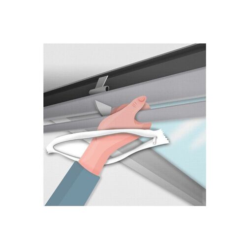 Voile Moustiquaire Confortex Pour Fenêtre De Toit - 150x180 Cm - Blanc