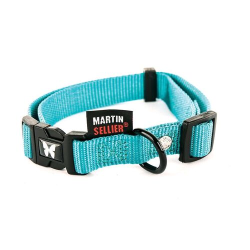 Collier Pour Chien Réglable En Nylon Turquoise 113kg