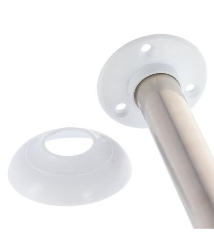 Barre De Douche Tringle D'angle 80 X 80 Cm En Acier Inoxydable