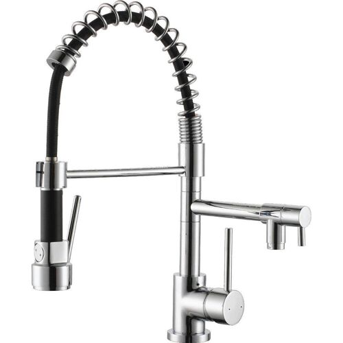 Récupérateur d'eau de pluie rond marron 350L