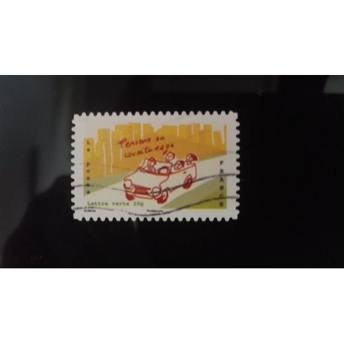 France - Environnement - Pensons Au Covoiturage (Très Joli N° 972) Obl - Année 2014 - N15978