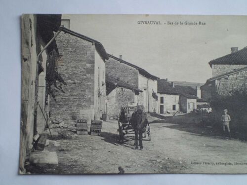Carte Postale Givrauval Meuse Bas De La Grande Rue