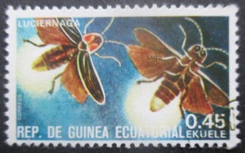 Guinee Equatoriale N°115j Insecte Oblitéré