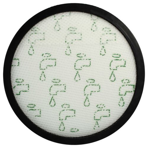 vhbw Filtre compatible avec Rowenta Green Force Cyclonic Max RO7B12EA aspirateur - filtre de sortie d'air, noir / blanc