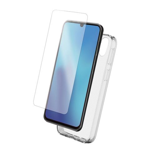 Pack Protection Coque Transparente+Verre Trempé Pour Samsung Galaxy A25