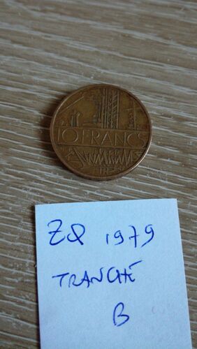 10 Francs Mathieu 1979 Tranche B En L État Sur Les Photos