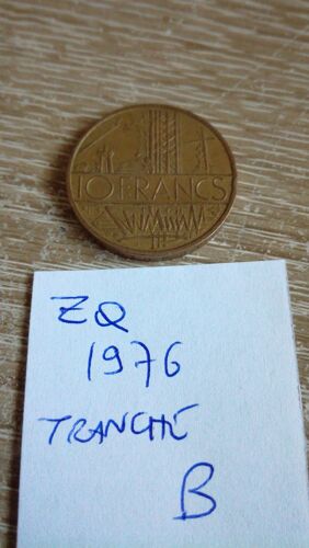 10 Francs Mathieu 1976 Tranche B En L État Sur Les Photos