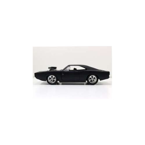 Fast & Furious 1/24 1970 Dodge Charger Matt Black Métal