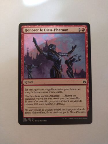 Honor The God-Pharaon // Honorer Le Dieu-Pharaon (La Guerre Des Planeswalkers)