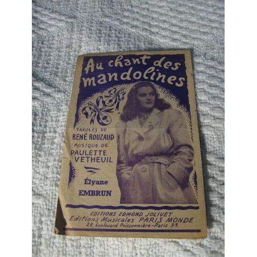 Au Chant Des Mandolines