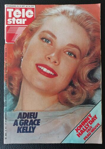 Télé Star N°312 - Adieu À Grace Kelly, Johnny Hallyday Fait Peau Neuve