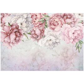 Papier Peint Panoramique Intissé Fleurs 250x175 cm - Colle Inclus - Chambre et Salon - Moderne Papier Peint
