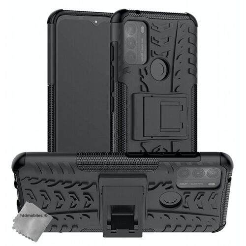 Housse etui coque rigide anti choc pour Motorola Moto G50 + verre trempe - NOIR